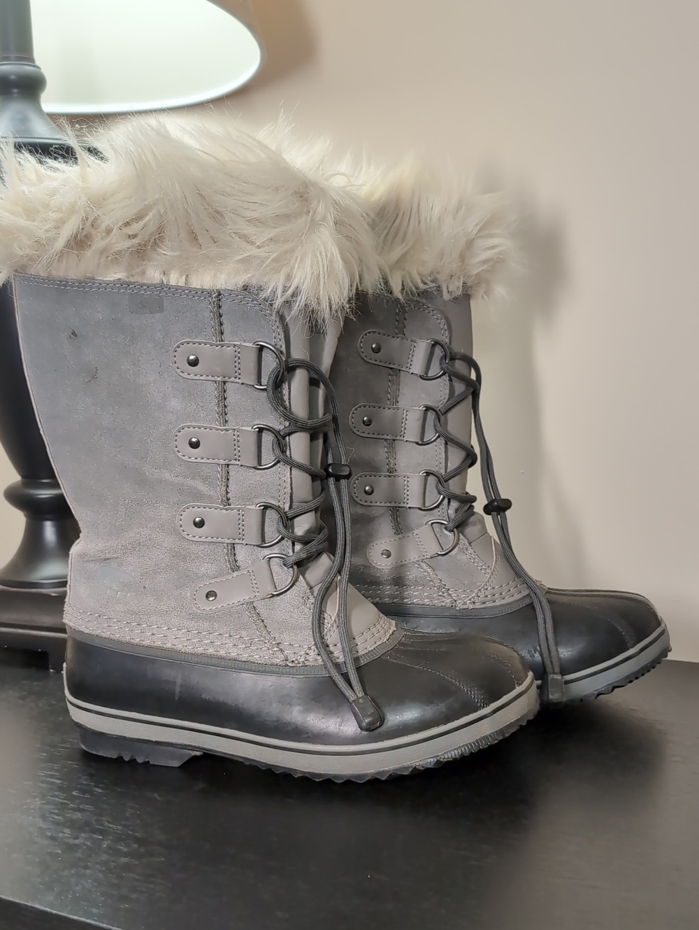 Sorel Joan Of Arctic Winter Lined Boots Women's 7.5 / Youth 6
